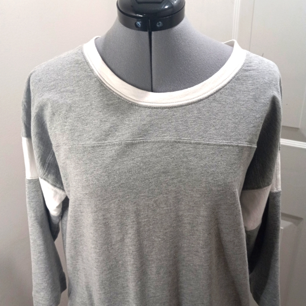 Ellison Grey T Shirt Dress or Top Size Small
